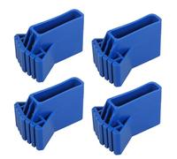 KONTONTY 4 Pezzi Poggiapiedi per scaletta telescopica piedi ladder Sostituzione del piede della scala tappi del piede ladder cappellini per le gambe Blue