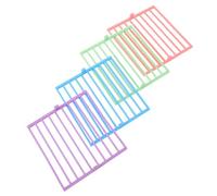 KONTONTY 4 Pezzi Righello per Pittura Strass Manico Ergonomico per 2,8 MM | Guida di Allineamento per Diamanti, Scala Chiara e Griglia Precisa, per Principianti e Hobby Creativi