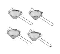 KONTONTY 4 Pezzi Setaccio Fine Acciaio Inossidabile da Rete Fina per Cocktail e Tè per Cucina e Bar