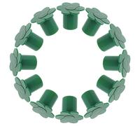 KONTONTY 40 Pezzi Garden Bamboo Stick Protectors Plastic Cane Caps for Outdoor Plant Support Fence Safety Covers UV Resistant Pole Toppers for Garden And Public Lawn