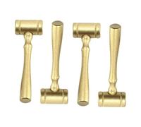 KONTONTY 4pezzi Martelletto in Legno Piccolo da Giudice per Cosplay Accessorio per Costume Giocattolo per Giochi di Ruolo