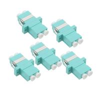 KONTONTY 5 pezzi Adattatore Fibra Ottica Lc Duplex Split per Pannelli Patch Connettore Simplex Compatibile Design Stabile e Durevole per Reti di Comunicazione
