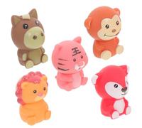 KONTONTY 5 Pezzi Marionette da Dito Forma Animali Colorati Giocattoli Interattivi per Raccontare e Sviluppare Abilità Narrative