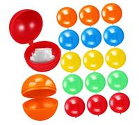 KONTONTY 50 Pezzi pallina della lotteria ragazzo fortunato sfera cava colore palline sostitutive del bingo bomboniere distributore automatico di capsule sfuse palline per plastica