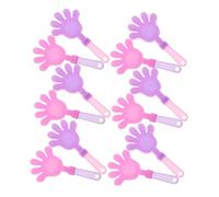 KONTONTY 60pezzi Battimani per Eventi Sportivi e Feste di Nacchere di Plastica Forma di Mano Strumenti Musicali Rumorosi per Ragazzo Ragazza Accessori per Tifo