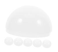 KONTONTY 6pezzi Coprilampada in Pc Bianco Paralume Diffusore Antiappannamento Per Lampadine Led Copertura Per Plafoniere Piatti Di Ricambio Per Illuminazione