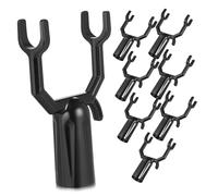 KONTONTY 8 Pezzi Basamento dell'albero Ramo Titolari stampella dell'albero arto Supporti per Albero per Albero Pendente Supporto dei Rami degli Alberi Lega di Alluminio Black