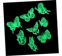 KONTONTY Adesivi Murali A Forma di Farfalla Luminosa Adesivi Rimovibili Fosforescenti per Pareti Camerette Decorazioni Adesive Fosforescenti per Bambini