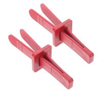 KONTONTY Allenatore Mascella 2 Pezzi in Plastico Rosso per Esercizi Facciali Sicuri e Semplici, per Principianti Design Creativo e Uso Versatile a Casa