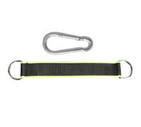 KONTONTY Anelli Multifunzione Rinforzati per Sbarra Orizzontale, Uso Casa | Poliestere e Metallo, per Allenamento a Corpo e Ufficio, Compatibili D-ring e Home Gym
