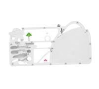 KONTONTY Ant Castle Ecologico Trasparente per Adulti Kit Habitat con Osservazione Multiangolare Strumento Didattico per Comportamento e