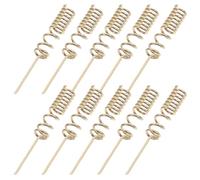 KONTONTY Antenna a Bobina Ispessita in Rame Fosforoso Set 10 Pezzi Avvolgimento Elicoidale a Molla per Comunicazione Wireless Compatibile Tv Radio Router Uso Domestico e Ufficio