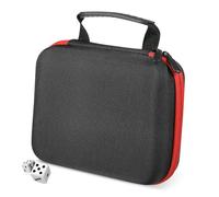 KONTONTY Borsa Porta Dadi Compatta Cerniera Custodia Per Dadi A Doppio Scomparto Da Gioco Da Tavolo