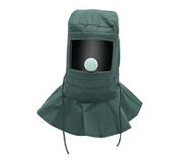 KONTONTY Cappuccio Sandblasting Con Valvole Di Respirazione Leggere e Traspiranti Scialle Protettivo Oxford Per Lavori All Aperto Antisdrucciolo e Durevole