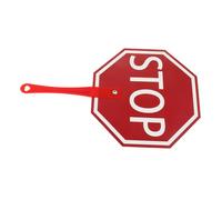 KONTONTY Cartello di arresto a mano, decorazione della stanza, scudo scolastico, segnale di stop lento con manico, segnale di stop con flocco, pratica pagaia di stop e accessori per aula