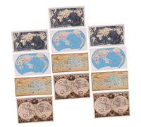 KONTONTY Casa Delle Bambole Miniatura in Carta Mappa Da Parete Decorativa Quadro Da Parete Mini Mappa Di Carta Per Mini Case E Decorazioni D'interno