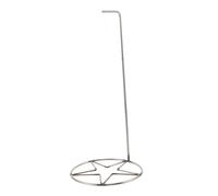 KONTONTY Ceramic Glazing Tool with Star-Shaped Metal Wire Rack Adjustable Pottery Dipping Frame for Sculpture Stable Structure for Beginners And Artists