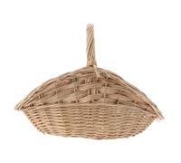 KONTONTY Cestino in Vimini Naturale Resistente e Portatile con per e Picnic Allaperto Design Traspirante Antiumidità per Conservazione