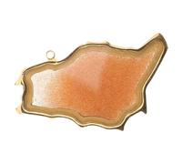 KONTONTY Ciondolo in Acciaio Inossidabile Mappa Della Palestina Ciondolo Creazione Di Gioielli Accessori Per Collane Antiche Per Collane Fai Da Te Sabbia