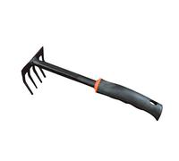 KONTONTY Coltivatore Mini Rastrello Punte Attrezzo Ergonomico per Diserbo e Giardinaggio Spazi Ristretti Sarchiatore Manuale per Erbacce