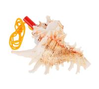 KONTONTY Conchiglia Naturale Da Spiaggia Fischietto Divertente Per Bambini Strumento Sonoro Per Feste Corno Di Conchiglia Facile Da Usare Decorazione Unica Suoni Varietà