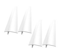 KONTONTY Copertura per Piano Cottura in Silicone 4 Pezzi Protezione Design Semplice e Classico per Cucina Contemporanea Facile da Tagliare