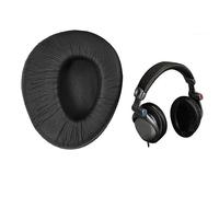 KONTONTY Cuscinetti Auricolari Sostitutivi Nero in Pu Durevole e Schiuma, Alta Elasticità, 11x9,5 Cm, Coppia per Cuffie per Cuffie Mdr-v600 Mdr-v900