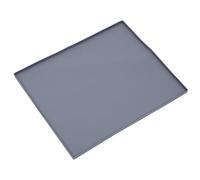 KONTONTY Cuscinetto protettivo antiscivolo protettore coperture essiccatori tappetino in silicone coperchio superiore dell'asciugatrice tampone per lavatrice per top Gel di silice Grigio