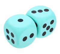 KONTONTY Dadi Giganti in Schiuma Eva 8 Cm Set da 2 Pezzi per Giochi da Tavolo Educativi e Feste, Dadi da Gioco Leggeri e Silenziosi e Ragazzi