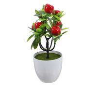 KONTONTY Decorativa Pianta Artificiale Bonsai Finto Realistico per Decorazione Casa e Ufficio Come Centrotavola e Darredo Manutenzione
