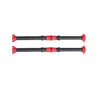 KONTONTY Dumbell Handles da 50 CM, Barra Manubrio in Acciaio e Plastica, Set 2 Collari Spinlock con 4 Nuts, per Strength Training e Palestra, Colore Rosso Colore Casuale