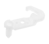 KONTONTY Fermo Fermaporta per Frigorifero in Plastica Bianca, Supporto Cerniera con Clip di Arresto, Limitatore Angolo Porta Freezer, Accessorio di Ricambio per Elettrodomestici Domestici