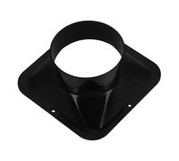 KONTONTY Flangia Di Collegamento Del Tubo Dell'aria Connettore Durevole Da Quadrato A Rotondo Per Condotto Accessorio Ventilazione Connettore Flangiato Per Tubo Condotto Di Ventilazione