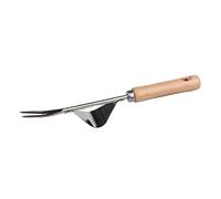 KONTONTY Forchetta per Diserbo Manuale Attrezzo da Giardino in Acciaio Inossidabile con Punta A Forcella Robusta per Rimuovere Erbacce Comuni Come Cardi E Denti di Leone dal Prato