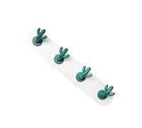 KONTONTY Ganci Da Parete Regolabili 4 Ganci Adesivi Forma Cactus Appendiabiti Senza Forature Multifunzionali Resistente Alla Caduta