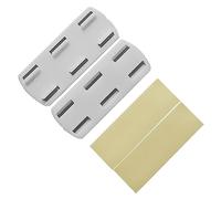 KONTONTY Gancio Per Presa Adesivo in Plastica Resistente Supporto Per Pannello Patch Cavi A Parete Contenitore Per Prese Sospese Per Router Telecomandi Ventilatori Elettrici