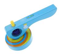 KONTONTY Giocattolo Giroscopio in Legno con Corda da Tirare Set da 3 Pezzi Trottola Educativa per in Età Prescolare Portatile e Leggero per Sviluppo Coordinazione Colore Colore Casuale