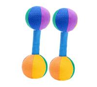 KONTONTY Gioco per Ragazzo Ragazza 2 Pezzi Manubri Colorato, Stimola la Percezione del Ragazzo Ragazza e Riutilizzabile, come Regalo per Shower