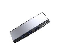 KONTONTY Hub USB Multiporta per Surface Docking Station con Uscita Design Indicatori LED Compatibile con Dispositivi