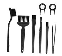 KONTONTY Kit Pulizia Tastiera Computer Set 8 Pezzi Spazzole Antistatiche Pulitore Fessure Pinzette Pulizia Del Pc Lavabile Pratico