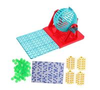 KONTONTY Macchina Per Lotteria Con Palline Giocattolo Da Tavolo Bingo Set Pallina Fortunata Numero Da Scegliere