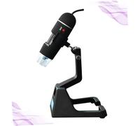 KONTONTY Microscopio Digitale USB con Ingrandimento LED e Braccio Flessibile Lente Professionale Portatile per Ispezioni e Riparazioni di Gioielli Monete e Elettronica