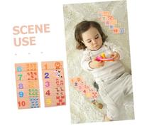 KONTONTY Montessori Matematica in Puzzle Numerico Educativo per Anni Didattico Cognitivo per Apprendimento Tattile e Interazione Genitore Figlio
