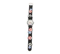 KONTONTY Orologio Sportivo Cartoon Per Ragazzo Ragazza Con Design Palla Da Calcio Cinturino Comodo e Resistente Accessorio Per Apprendere e Con Stile