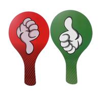 KONTONTY Palette Per Voto in Aula Pollice Pollice Giù 2 Pezzi Di Palette Per Risposta Sì O No Strumenti Di Comunicazione in Classe Materiale Plastico Riutilizzabile