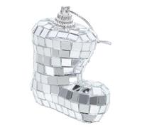 KONTONTY Palla da Discoteca Riflettente Decorazione Appesa per Feste e Natale Crea Atmosfera Magica con Effetto Luce e Design
