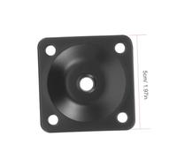 KONTONTY Piastre Fissaggio per Gambe Mobili Nero per Connessione Stabile Montaggio Facile per Sedie e Pouf