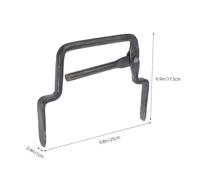 KONTONTY Pinza per Mattoni Regolabile Impugnatura Ergonomica Morsetto Autobloccante per Sollevamento Sicuro di Mattoni e Pavimentazioni Attrezzo Resistente per Edilizia e Posa Blocchi