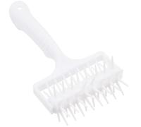 KONTONTY Pizza Dough Roller e Hole Maker in Plastica PP Bianco, Funzionale per Preparazione in Cucina e Cottura al Forno
