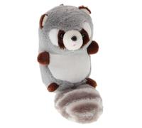 KONTONTY Portachiavi Peluche Procione con Anello per Chiavi Accessorio Decorativo per Borse e Regalo Adorabile Regalo per Ragazzo e Adulti